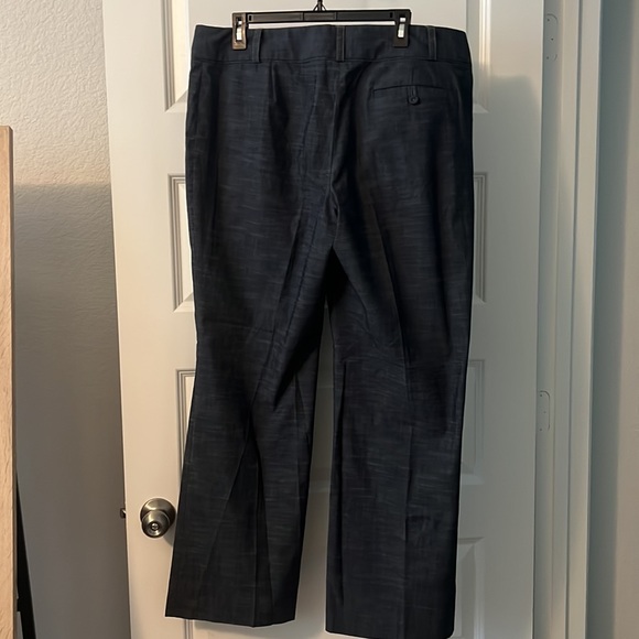 Rafaella trousers size 16 Blue subtle stripes wear to work pants office business - Picture 6 of 11